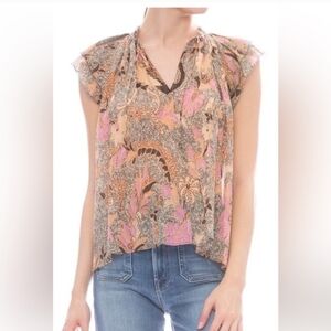 Ulla Johnson Ida Silk Blend Top
